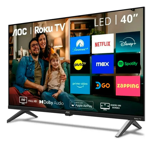 Smart Tv Aoc Roku 40" HD Lcd Hdmi 40s5045