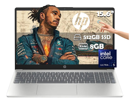 LAPTOP HP 15-FD0154WM 15.6 FHD TOUCH I5-1334U, 8 GB, 512 GB, SSD, W11 NATURAL SILVER