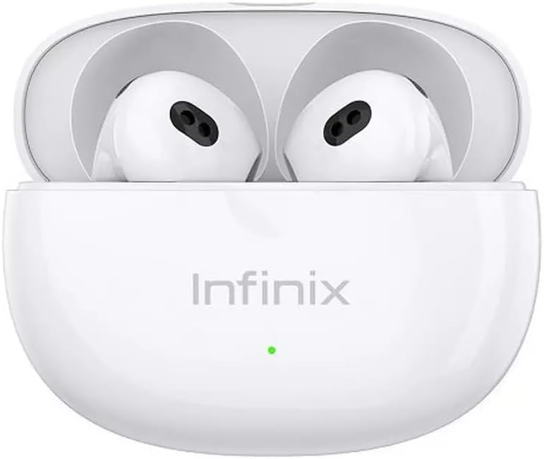 Infinix XE33 Xbuds 3 Lite True Wireless Earbuds - Bluetooth 5.3, reducción de ruido ENC, tiempo de reproducción 24 horas, carga rápida, control táctil, ajuste ergonómico, resistente al agua y al sudor