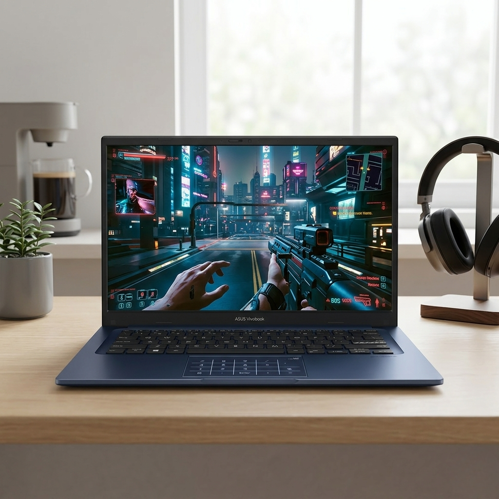 ASUS VIVOBOOK 14 FHD LAPTOP - INTEL CORE I7 - 12GB RAM - 512GB SSD WIN11 - BLUE