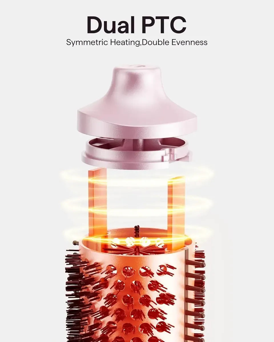 Wavytalk Heatwave Pro - Cepillo Térmico Iónico Rosa