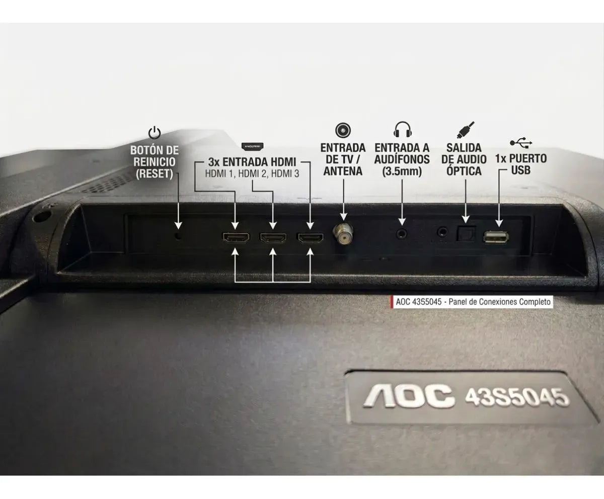 Smart Tv Aoc Roku 43" Led FHD 43s5045