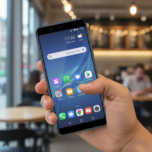 Smartphone Qtouch Q524 Azul Oscuro 32gb 2gb Ram Económico