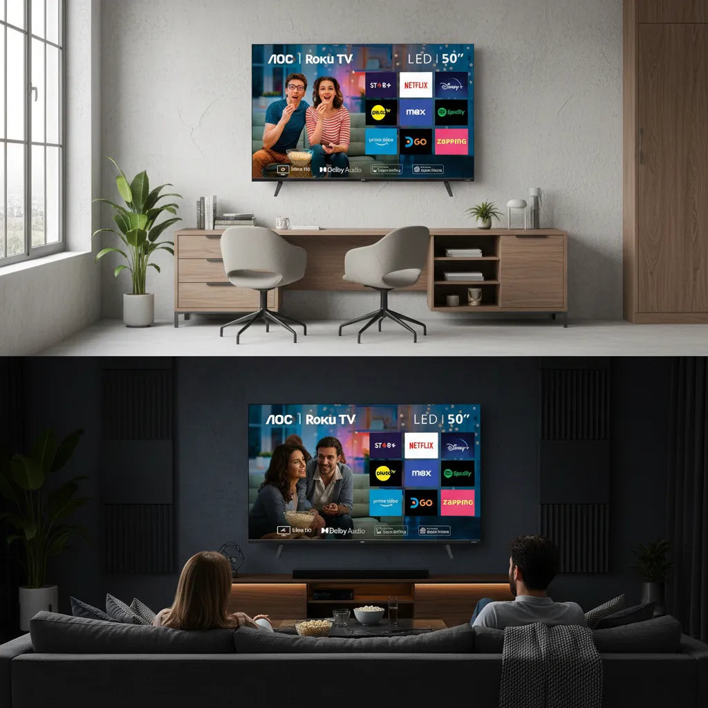 Smart Tv Aoc Roku 50" TV Led HD 4K 50u7045