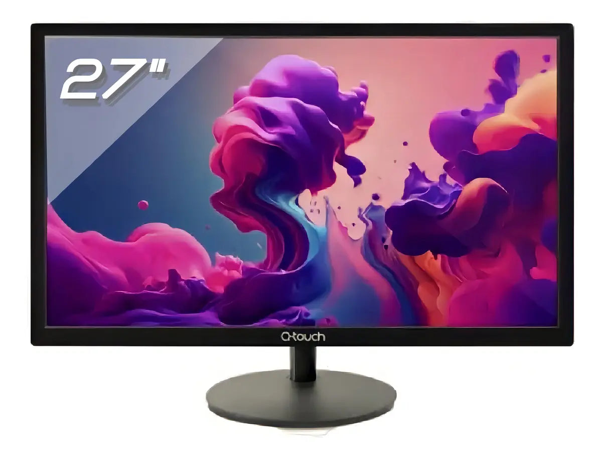 Monitor Q-Touch Slim LED 27" Pulgadas negro