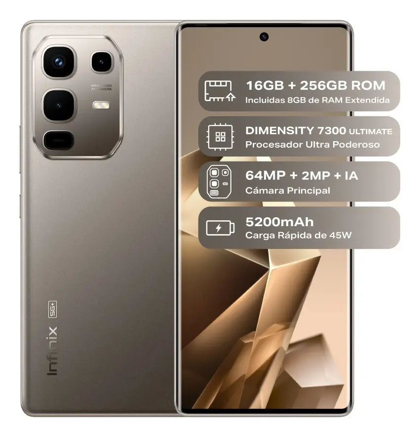 INFINIX NOTE 50S GRIS (8+8) GB 256 GB
