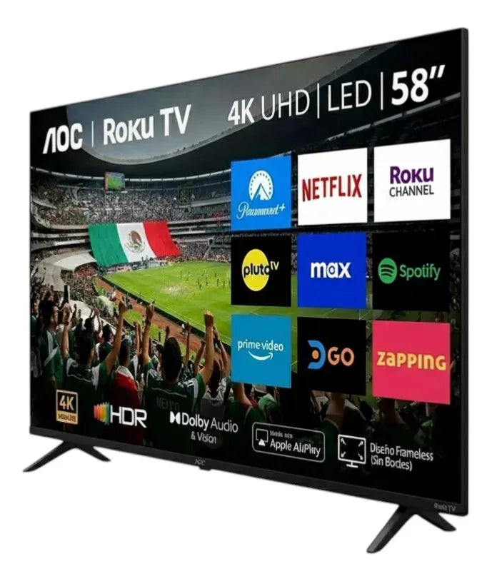 Smart Tv Aoc Roku 58" 4k UHD Led 58u7045