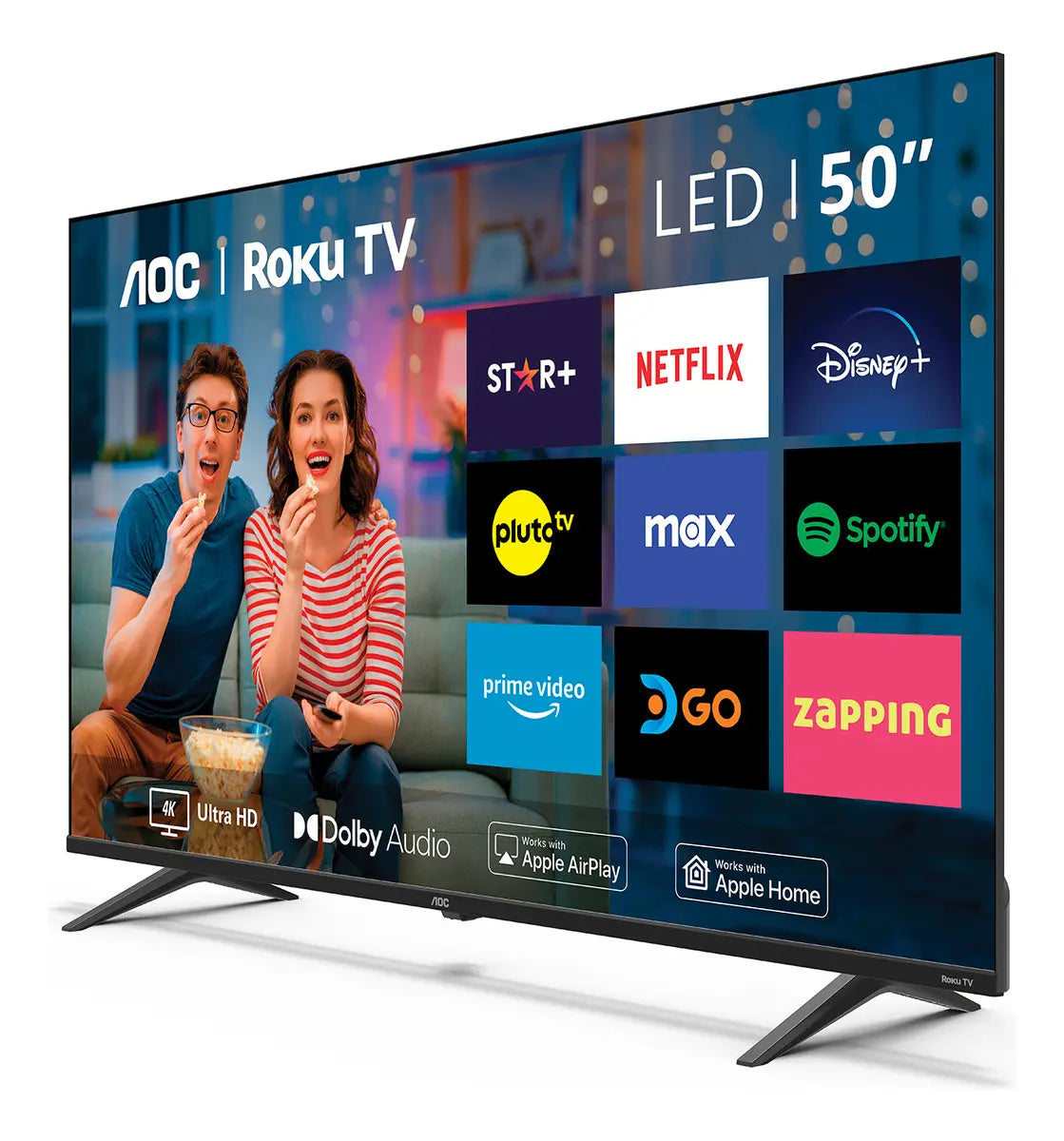 Smart Tv Aoc Roku 50" TV Led HD 4K 50u7045