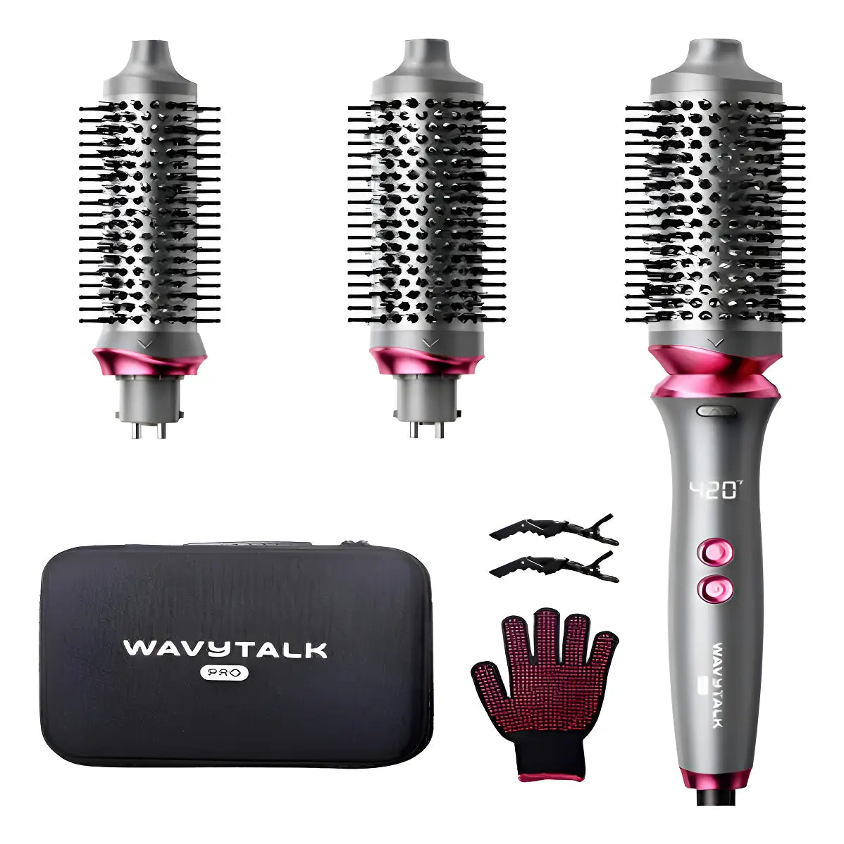 Wavytalk Heatwave Cepillos Térmicos Pro 3 En 1