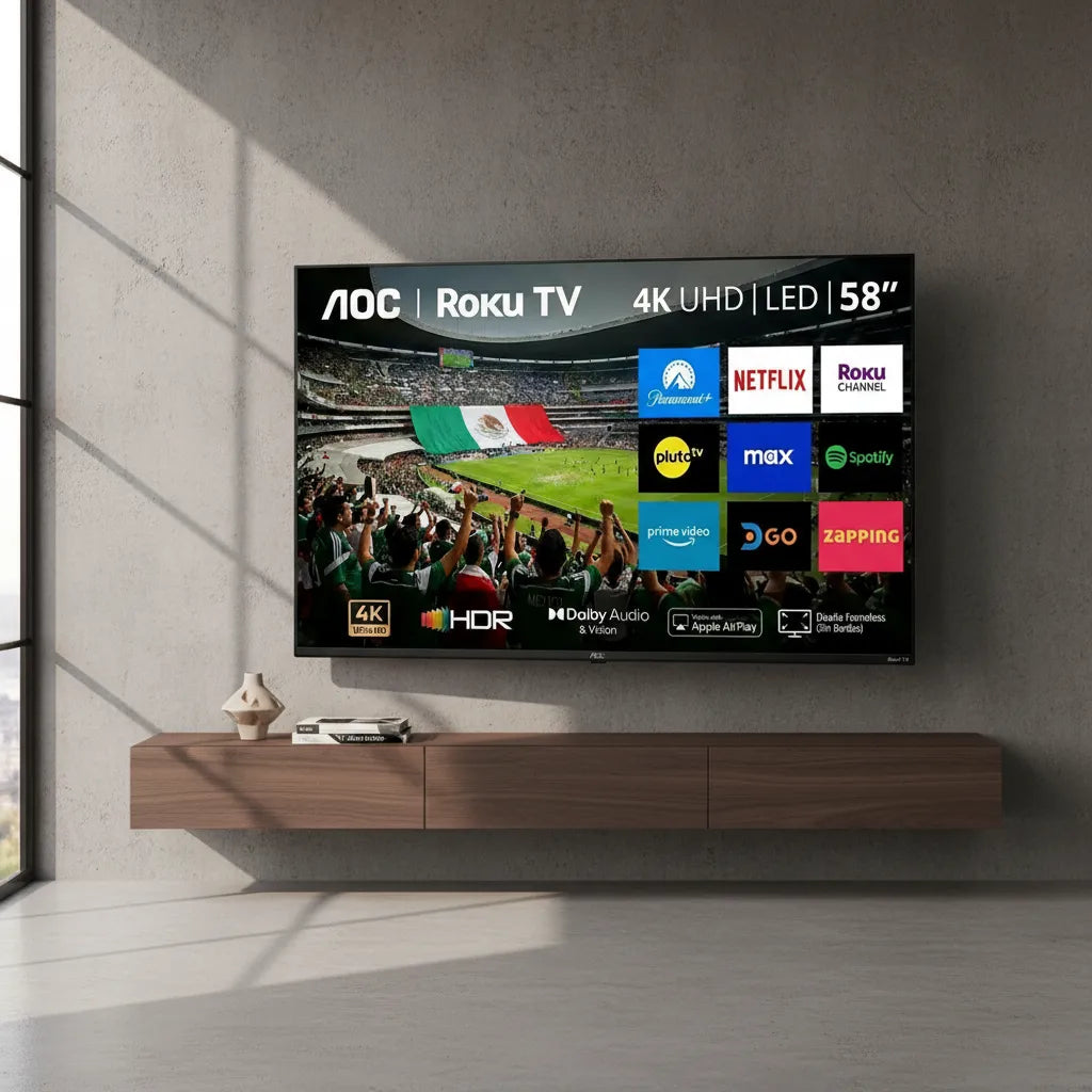 Smart Tv Aoc Roku 58" 4k UHD Led 58u7045