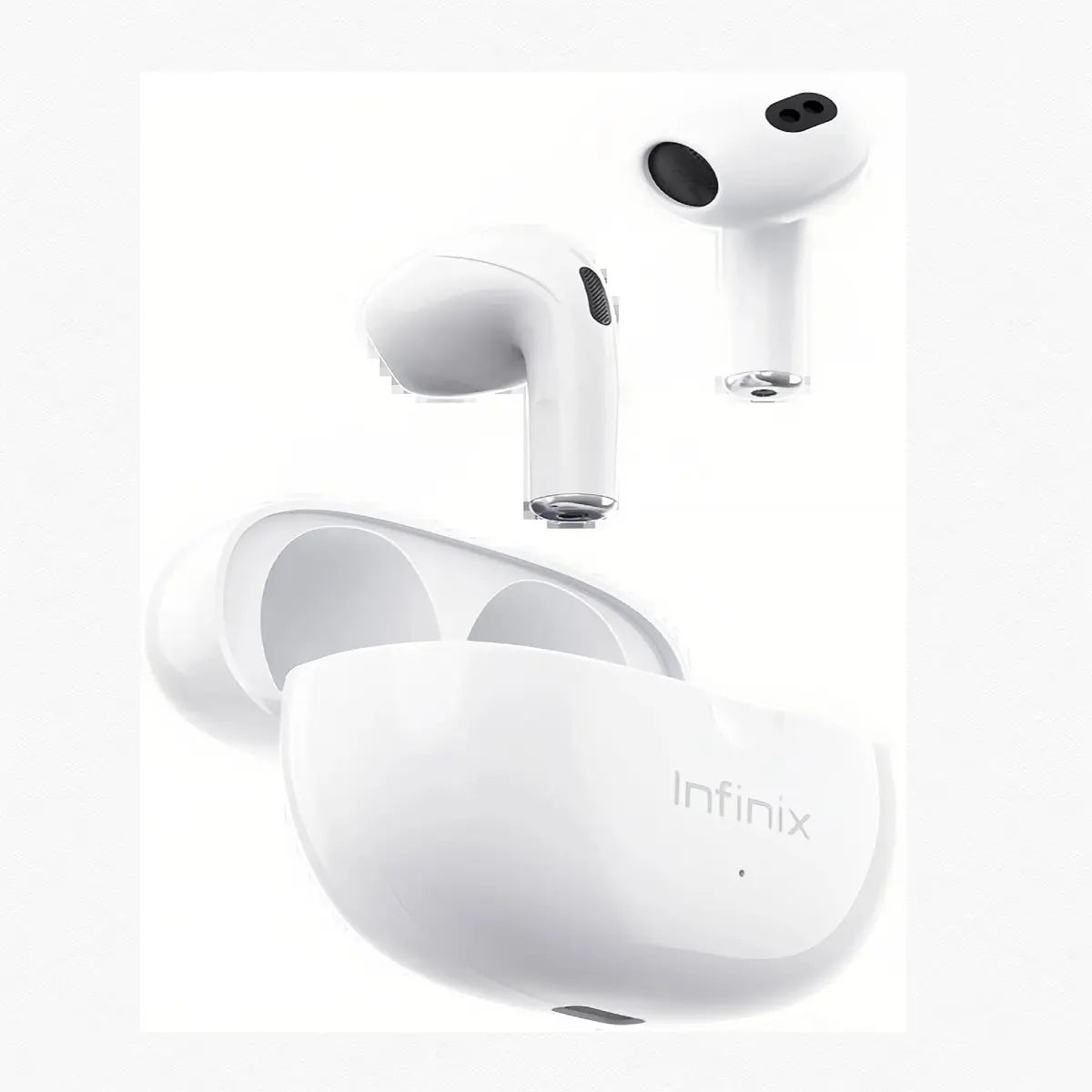 Infinix XE33 Xbuds 3 Lite True Wireless Earbuds - Bluetooth 5.3, reducción de ruido ENC, tiempo de reproducción 24 horas, carga rápida, control táctil, ajuste ergonómico, resistente al agua y al sudor