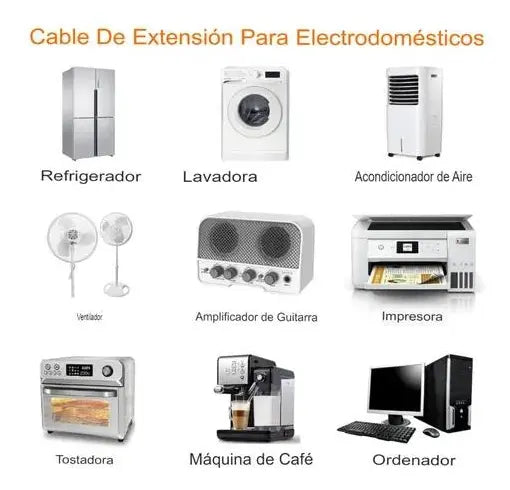 Addlon - Cable de extensión para exteriores de 25 pies, impermeable, 16 AWG 3 puntas