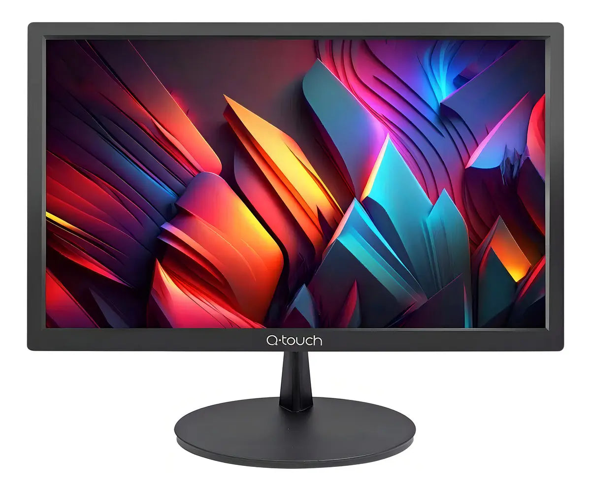 Monitor LED 24 pulgadas Q-Touch Full HD 75Hz HDMI VGA Negro Slim
