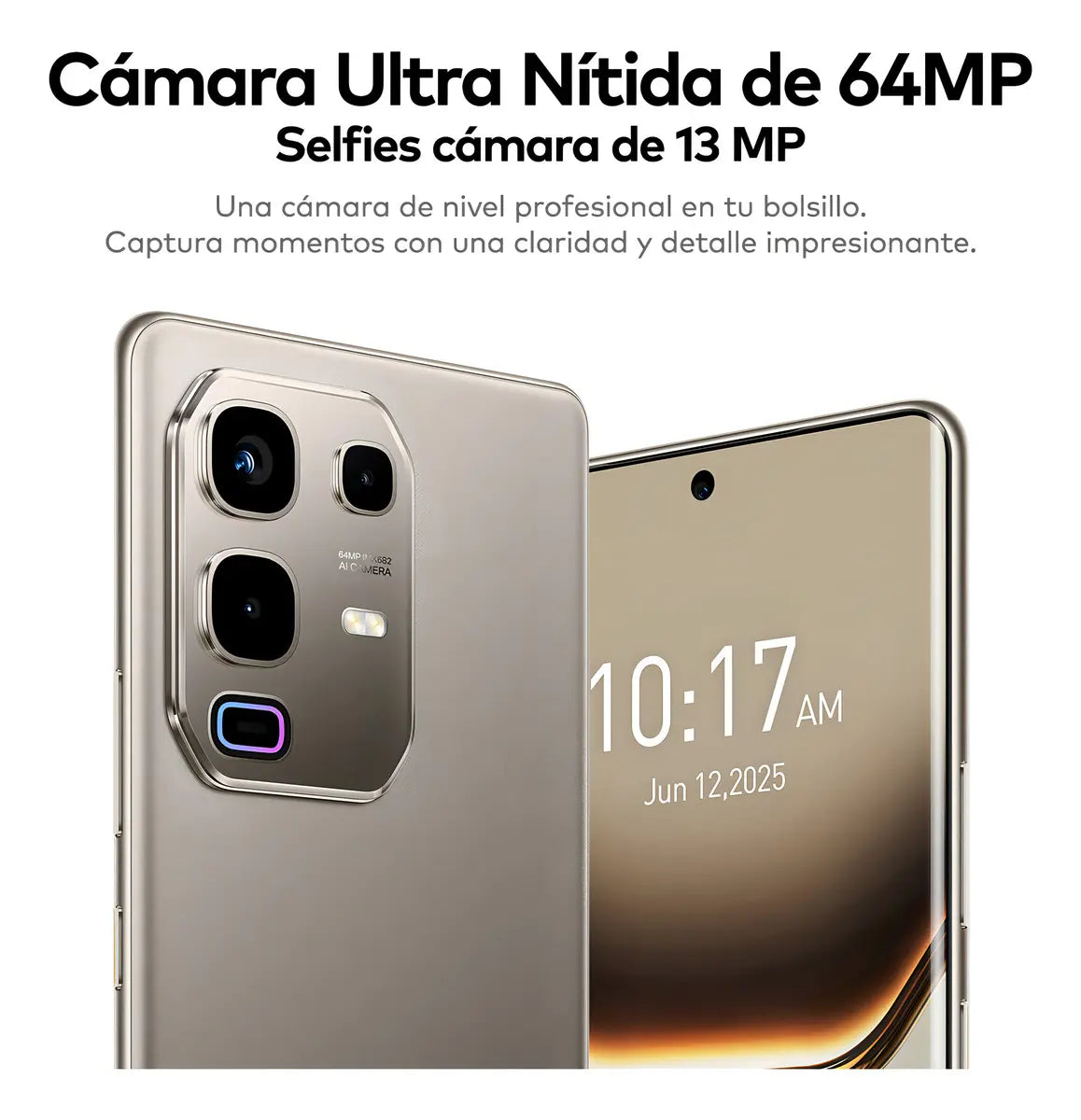 Infinix Note 50s 5g Ai Phone Pantalla 3d Curvada Morado