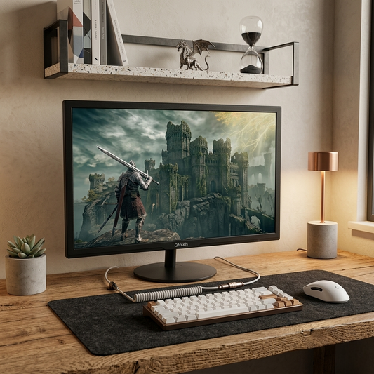Monitor Q-Touch Slim LED 27" Pulgadas negro