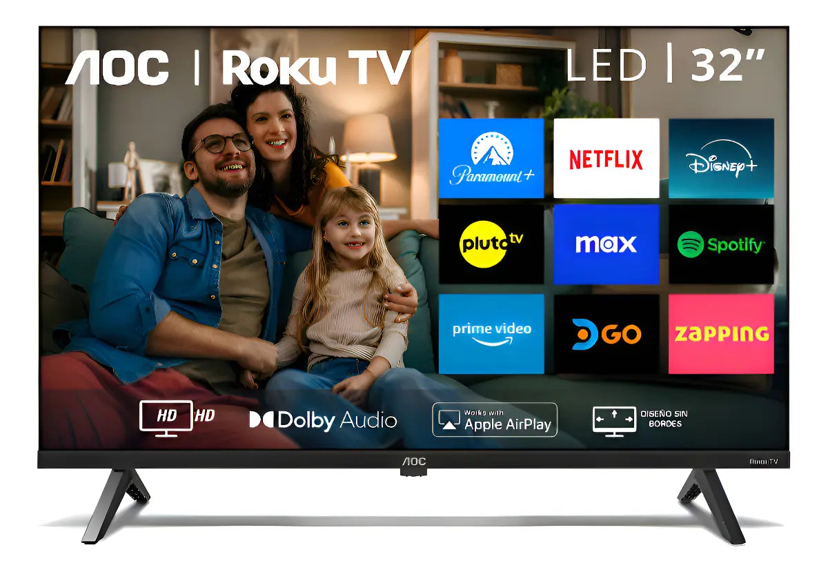 Smart Tv Aoc Roku 32" HD Led 32S5045